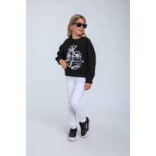 Kız Çocuk Sweatshirt 5-9 Yaş 35855