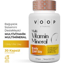 Voop Multi Vitamin & Mineral - 30 Kapsül ( 11 Vitamin & 9 Mineral )