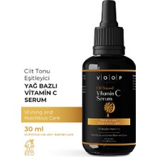 Voop Yağ Bazlı C Vitamini Serum | Yüz ve Cilt Parlatıcı & Besleyici - 30 ml
(%10 VİTAMİN C , BAOBAB YAĞI)