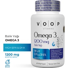 Voop Omega 3 Balık Yağı 1200 Mg 60 Kapsül