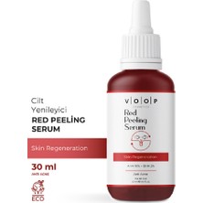 Voop Yüz & Cilt Kırmızı Peeling Bakım Serumu | Leke Karşıtı Özellikli - 30 ml | %10 Aha, %2 Bha