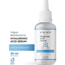 Voop Hyaluronik Asit Serum - 30 ml | Yoğun Nemlendirici Yüz Bakım %2 Hyaluronic Acid B5