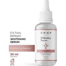 Voop Cilt Beyazlatıcı Serum - 30 ml | %2 Arbutin, %3 Vitamin C, %1 Hyaluronik Asit