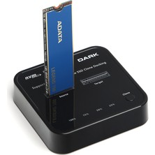 Dark USB 3.2 Gen 2 M.2 SSD Klon Destekli Disk Istasyonu (DK-AC-DSDM2X2C)