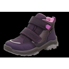 Kids A More Jupiter Superfit Kız Çocuk Bot Mor - Lila Goretex Malzeme ile Su Geçirmez Kışlık