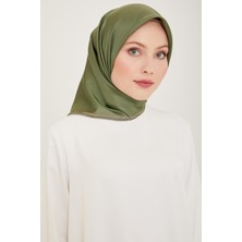 Belli Twill Ipek Eşarp - 4009-03 Yeşil