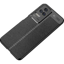 Kilifone - Xiaomi Poco F4 - Kılıf Deri Görünümlü Auto Focus Karbon Niss Silikon Kapak