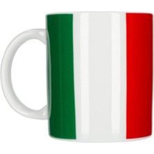 Bialetti İtalya Porselen Kupa 315 ml Üç Renkli