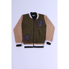 HÇM Erkek Çocuk Kolej Ceket Fermuarlı Cepli Baskılı C27