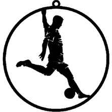 İglii Metal Futbolcu Araba Dikiz Ayna Süsü Oto Aksesuar