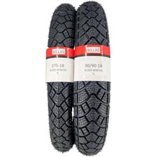 Billas Kışlık Lastik 90/90-18 ve 275-18 Takım Tl (Tubeless - Dubleks) BL200SET1