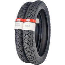 Billas Kışlık Lastik 90/90-18 ve 275-18 Takım Tl (Tubeless - Dubleks) BL200SET1