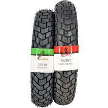 Ralco Tyres 350-10 ve 90/90-12 Kışlık Desen Takım Tl (Tubeless - Dubleks) Armourblasterht