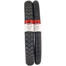 Ralco Tyres Kuba Cg  Falcon  Masti  Mondial  275-18 Tt Ve 250-18 Tt Tubetype Lastik Set