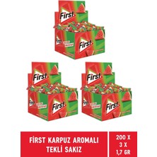 First Karpuz Aromalı Tekli Sakız 1,7 gr - 600 Adet