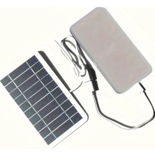 Taşınabilir Kamp Seyahat Acil Durum Güneş Enerjili Solar USB Telefon Powerbank Şarj Aleti  2W 5V