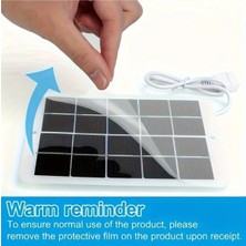 Taşınabilir Kamp Seyahat Acil Durum Güneş Enerjili Solar USB Telefon Powerbank Şarj Aleti  2W 5V