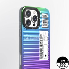 YoungKit iPhone 16 Pro Uyumlu Kılıf Renk Geçişli Youngkit The Secret Color Serisi Kapak Mavi