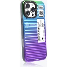 YoungKit iPhone 16 Pro Uyumlu Kılıf Renk Geçişli Youngkit The Secret Color Serisi Kapak Mavi