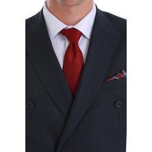 Hatemoğlu Bordo Çizgili Kravat Şık Tasarım 100% Micro Polyester Erkek Kullanımı İçin