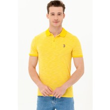 U.S. Polo Assn. Erkek Koyu Sarı Polo Yaka Tişört 50263371-VR094