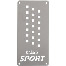 Brsplast Renault Clio 4 2012-2018 Uyumlu Krom Ayak Dinlendirme Paslanmaz Çelik