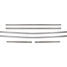 Brsplast Peugeot 2008 Uyumlu 2020 ve Üzeri Krom Cam Çıtası 6 Parça Paslanmaz Çelik