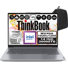 Lenovo Thinkbook 14 G6 Irl Intel Core I7 13700H 48GB Ddr5 2tb SSD 14" Wuxga 300NITS IPS Freedos Taşınabilir Bilgisayar 21KG004NTRF19 + Zetta Çanta