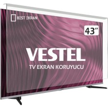 Best Ekran Vestel 43F8740 Tv Ekran Koruyucu - Vestel 43" Inç Tv Ekran Koruyucu