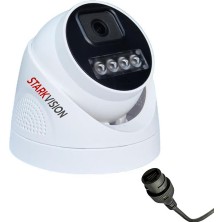 Stark Vision St-92 5mp 4ledli Plastik Kasalı Gece Renkli Görüşlü Sesli - Ip Dome Güvenlik kamerası