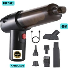 Mediterian Kablosuz el süpürgesi, güçlü emiş ve üfleme, çok fonksiyonlu, 2 yıl garanti