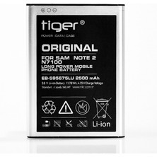 Kinhank Tiger Samsung Galaxy Note 2 (N7100) EB-595675LU Batarya 2500 Mah