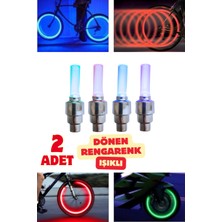 Dönen Rengarenk Rgb Hareket Sensörlü Sibop Işık LED Işıklı Bisiklet Araba Motor Lambası