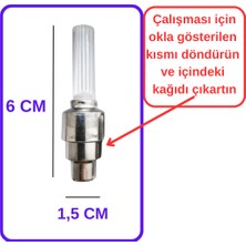 Vekorr Dönen Rengarenk Rgb Hareket Sensörlü Sibop Işık LED Işıklı Bisiklet Araba Motor Lambası