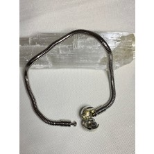 JOJ ACCESUARES Klipsli Çelik Pandora Bileklik