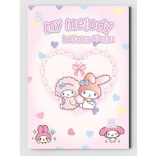 My Melody, Çocuklar Için Boyama Kitabı, (+20), (Tam Sayfa Resimli Boyama Kitabı) + Maske Hediyeli