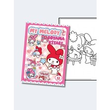 My Melody, Çocuklar Için Eğlenceli Boyama Kitabı, (+20), (Tam Sayfa Resimli Boyama Kitabı)