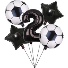 Düvenci Ticaret Siyah Rakam Folyolu Yaş Balon Set