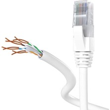 PrimeX Plus Primex PX-CAT605G 23AWG 5 Metre Gri Cat6 Ethernet Kablosu (Gigabit)