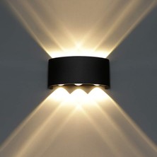 Edison 10W Modern Tasarım Dekoratif Aplik 6'LI LED Çift Taraflı Su Ve Toza Karşı Dayanıklı