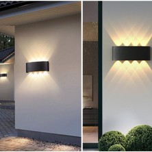 Edison 10W Modern Tasarım Dekoratif Aplik 6'LI LED Çift Taraflı Su Ve Toza Karşı Dayanıklı
