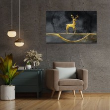 Arte Vista Golden Deer Kanvas Tablo