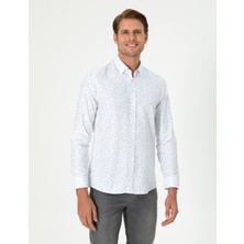 Pierre Cardin Erkek Mavi Slim Fit Uzun Kollu Gömlek 50298170-VR036
