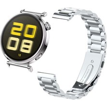 Sneezy Huawei Watch Gt5 41MM Ile Uyumlu Ironweft Paslanmaz Döküm Çelik Metal Kordon