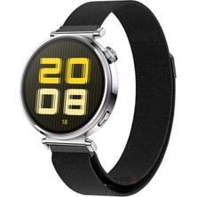 Sneezy Huawei Watch Gt5 41MM Ile Uyumlu Woven Wire Tasarım Metal Hasır Kordon