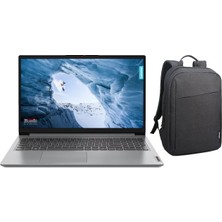 Lenovo Ideapad 1 15IAU7 Intel Core I3 1215U 24GB 512GB SSD 15.6" Fhd Freedos Taşınabilir Bilgisayar 82QD00GMTXN13 + Lenovo B210 15.6" Siyah Çanta