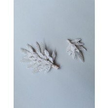 Bivalvia Accessories Beyaz Kanat Gelin Tokası
