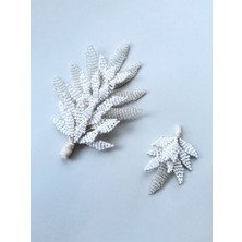 Bivalvia Accessories Beyaz Kanat Gelin Tokası