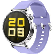Sneezy Huawei Watch Gt5 41MM Ile Uyumlu Yumuşak Purelux Soft Tokalı Silikon Kordon