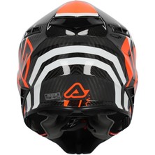 Acerbis Steel Carbon 22-06 Kask Siyah Turuncu